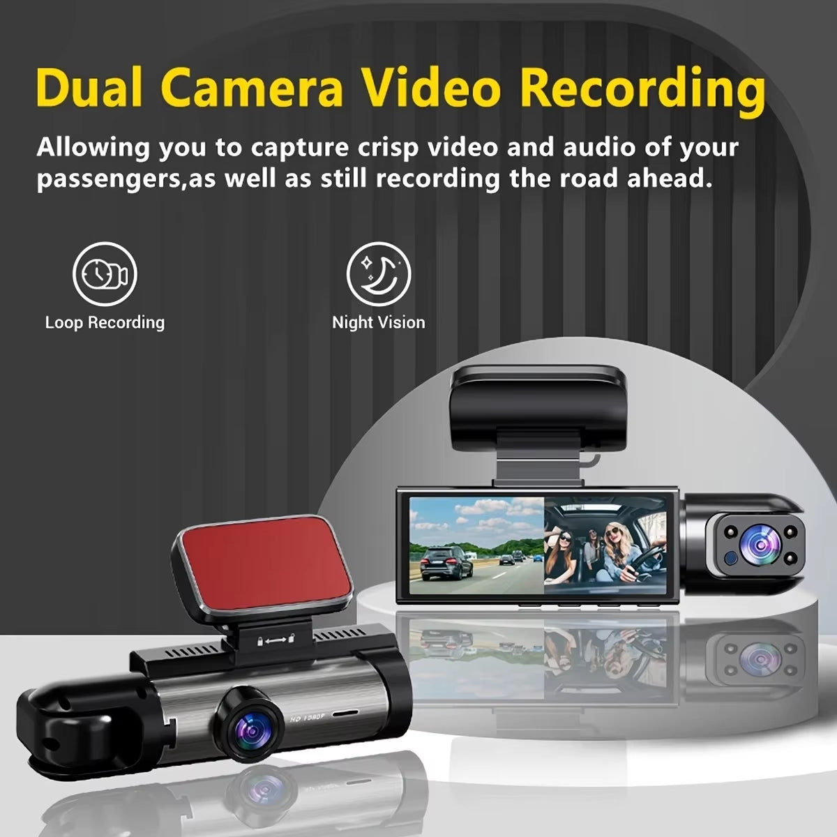 1080 FRONT CAMERA AND IN CAR CAMERA